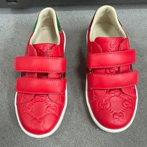 Gucci ace leather sneakers